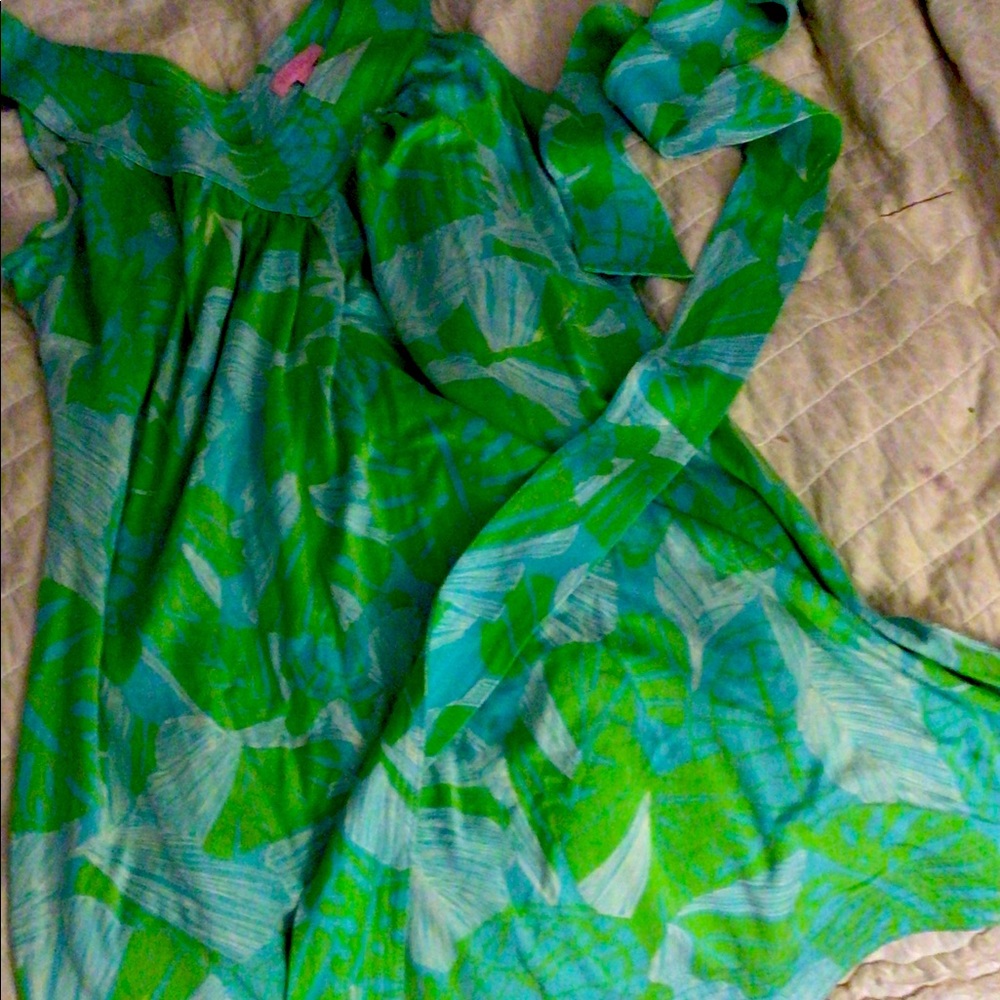 Tank top V-neck dress with cloth belt!